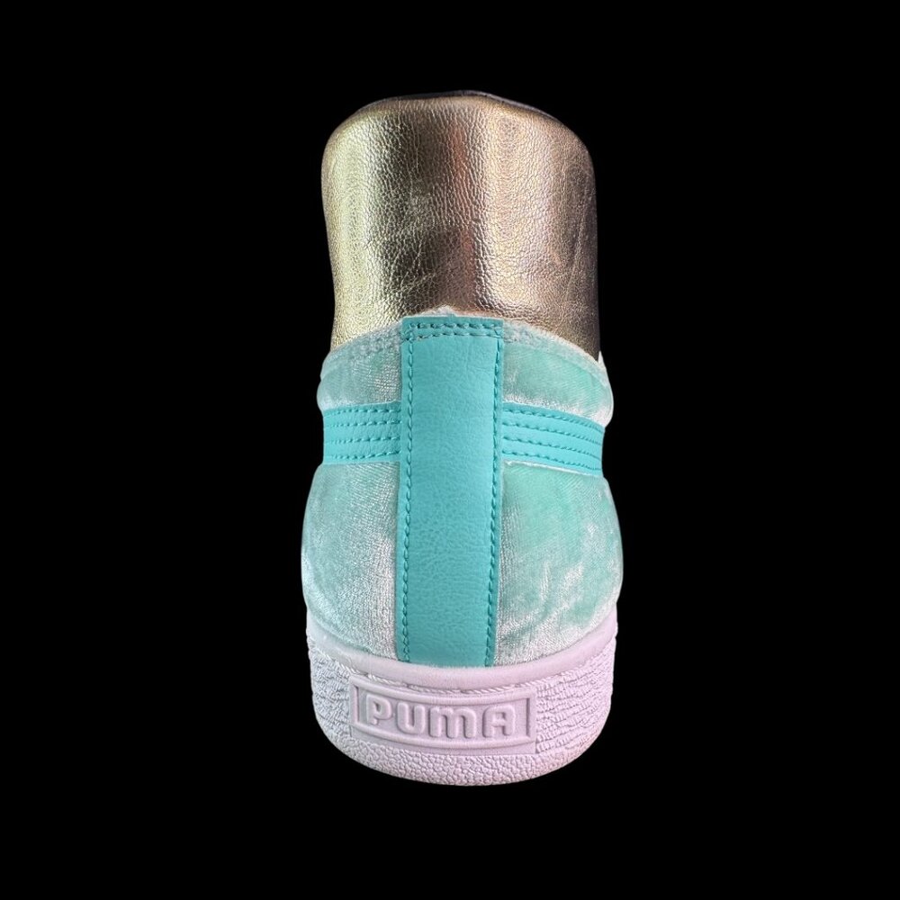 Puma Dee & Ricky x Basket Mid Lady Liberty Whimsical World Velvet Mens Size 10.5 - Picture 10 of 14